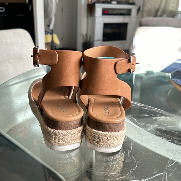 Soda Shoes/Sandal for Women size 10 Brown/Cream - Picture 6 of 9